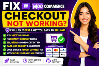fix woocommerce checkout not working payment gateway errors fast