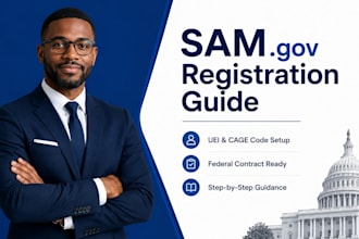guide you through sam gov registration and business setup for federal contracts