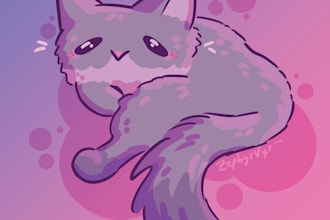 draw your pet in a silly style