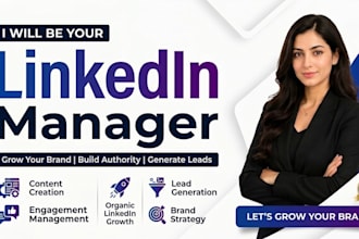 grow your organic linkedin with brand strategy and engagement management