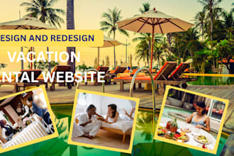 design direct booking vacation,resort,short term rental,villa wordpess website
