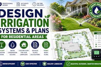 design irrigation systems and plans for residential areas