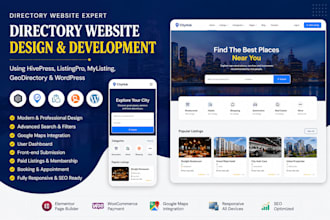 directory website design listingpro mylisting geodirectory wordpress directory