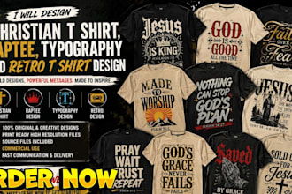 design christain t shirt, raptee, typography and retro t shirt design