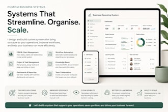 build a custom business operating system in notion