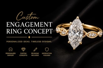 help bring your custom engagement ring idea to life