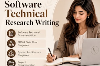 write srs, brd, sdd and software technical documentation