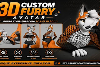 custom furry vrchat avatar, vr character nsfw avatar 3d mode vrc anime pc quest