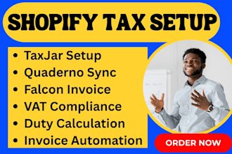 shopify taxes invoice falcon taxjar exemptify duty and tax taxcloud quaderno tax