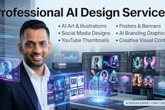 create ai design like logo, advertisement, concept art