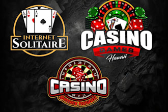 design professional poker chip or poker logo