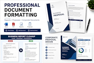 business reports proposals and documents professionally