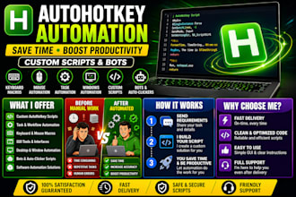 develop autohotkey script, ahk task automation, game bot, bot, macro bot windows