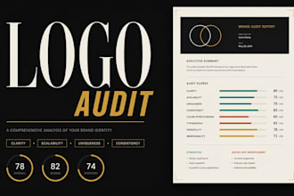 audit your logo and brand identity and provide expert feedback