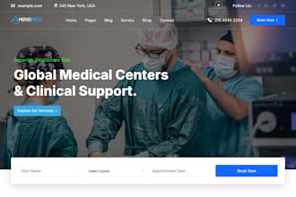 build medicare website cosmetic wellness website healthcare wordpress website