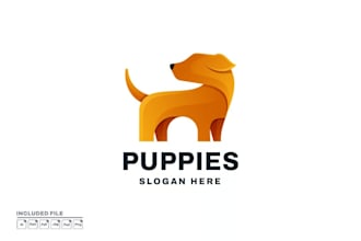 design custom pet logo design dog, cat, animal branding