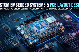 develop custom embedded system solutions and pcb layouts