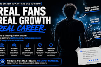 promote your music with real ads no bots no fake plays