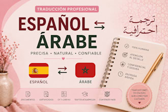 translate spanish to arabic and arabic to spanish