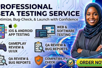 do beta testing, app testing software testing website testing mobile game test