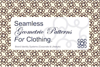design seamless logo patterns for textile and fabrics