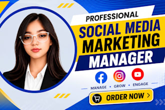 be your professional social media marketing manager,contact creator