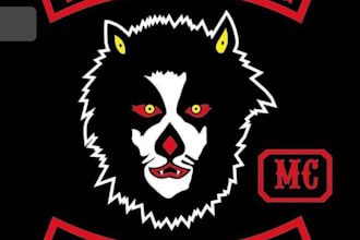 create embroidered mc motorcycle club logo or patch