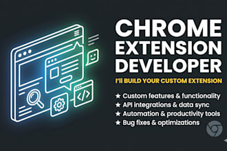 create a custom chrome extension for your exact need
