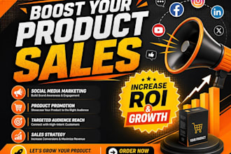 design creative product marketing posters and banners