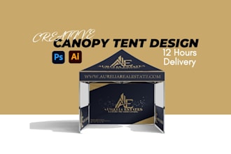 design professional canopy tent for your brand or event