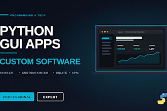 create custom python desktop apps using tkinter and automation