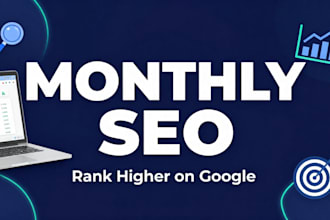 complete monthly SEO service with advanced keyword ranking