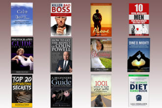 design an awesome, eyecatching kindle cover