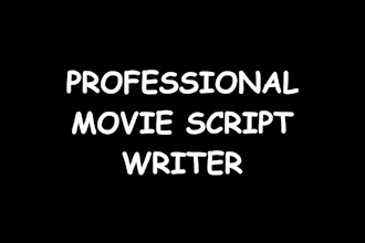 be your movie script writer