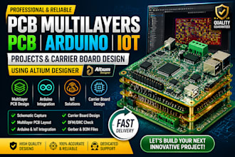 pcb multilayers pcb arduino iot projects carrier board design using altium