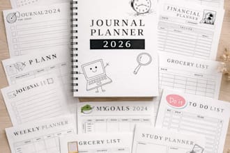 design your custom daily, weekly, or monthly digital planner