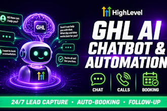 setup gohighlevel ai chatbot workflow and conversation ai automation