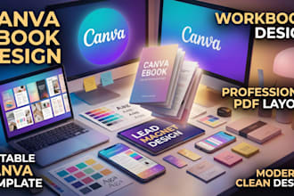 do canva ebook design, canva ebook, ebook design, canva workbook design workbook
