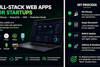 build a fullstack web app and blockchain application