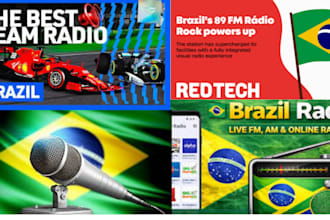 do exclusive song promotion and airplay on brazilian radio