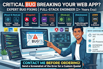 fix bugs and issue in ai generated websites