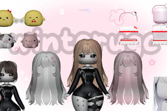 create ugc accessories and hair