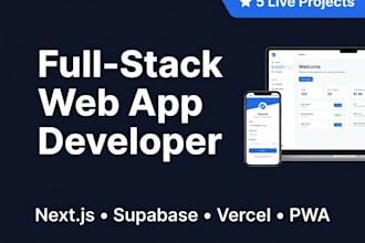 build a full stack web app with supabase and vercel