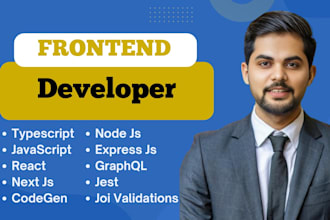 scalable modern react or nextjs frontend websites
