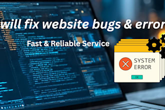 fix HTML CSS bugs and maintain your website