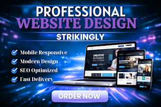 design high converting strikingly website redesign modern strikingly website