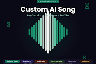 create a custom ai song with lyrics for any occasion or culture
