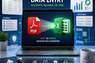 convert PDF, jpg and word files to excel with high accuracy