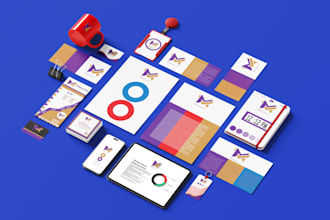 do  minimalist business card and brand identity design