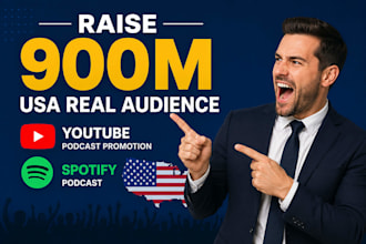 promote youtube video to 9m USA audience, USA channel promotion